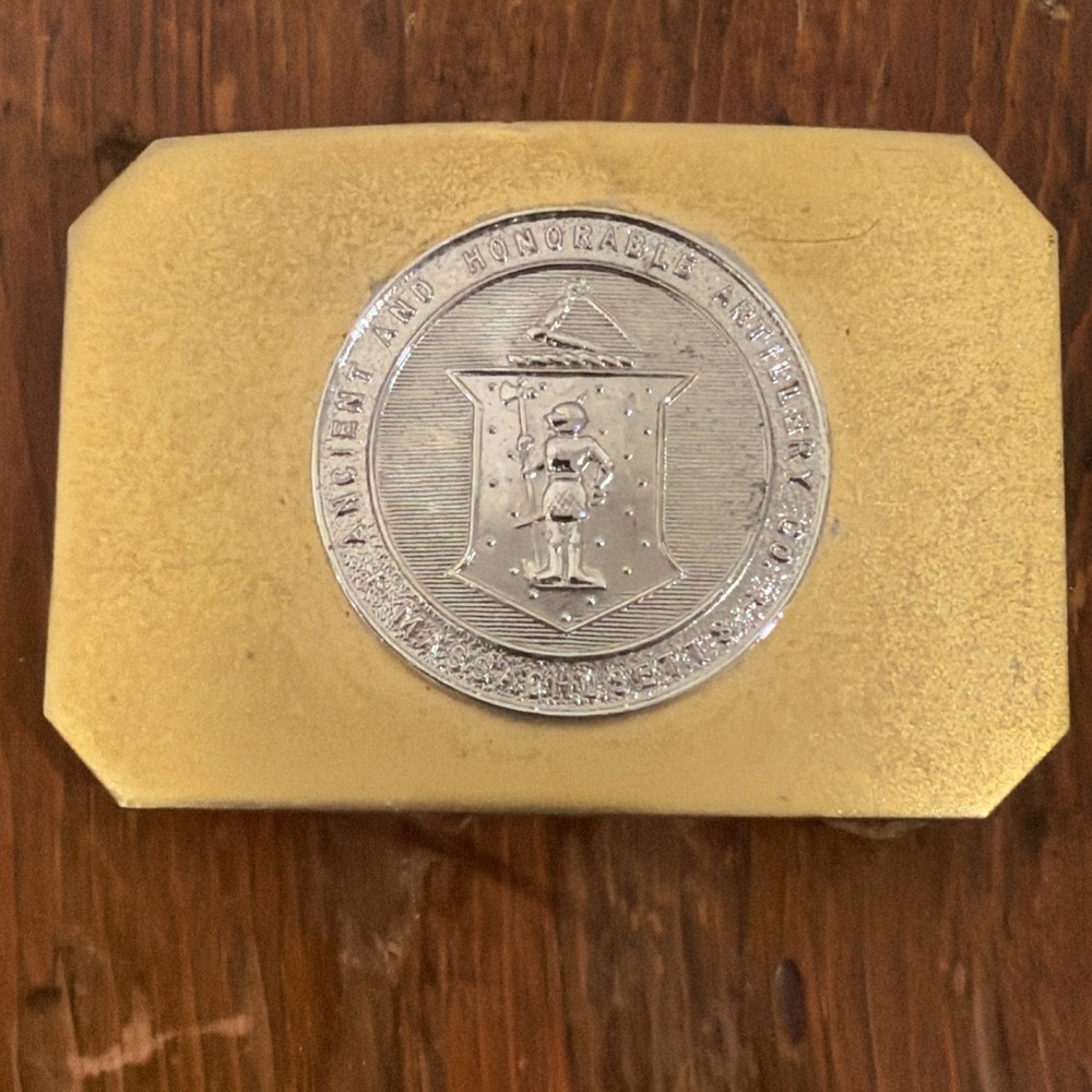 Vintage Ancient & Honorable Artillery Co. Massachusetts Buckle